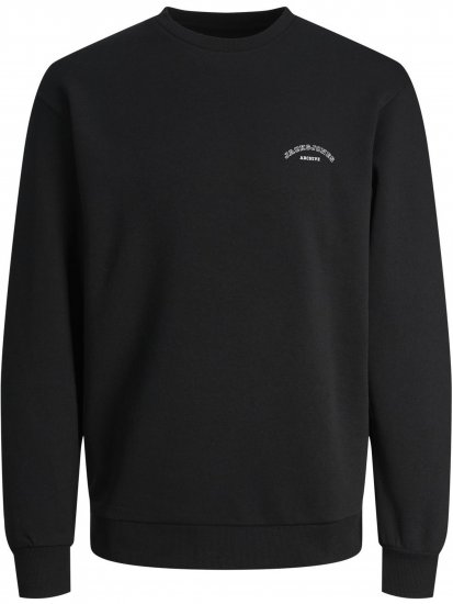 Jack & Jones College Logo Sweatshirt Black - Sweatshirts & hoodies - Sweatshirts/Hoodies grande taille homme