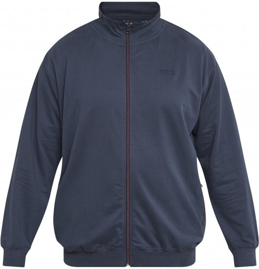 North Latitude 61140 Gilet Sweat Doux Bleu Marine - Sweatshirts & hoodies - Sweatshirts/Hoodies grande taille homme