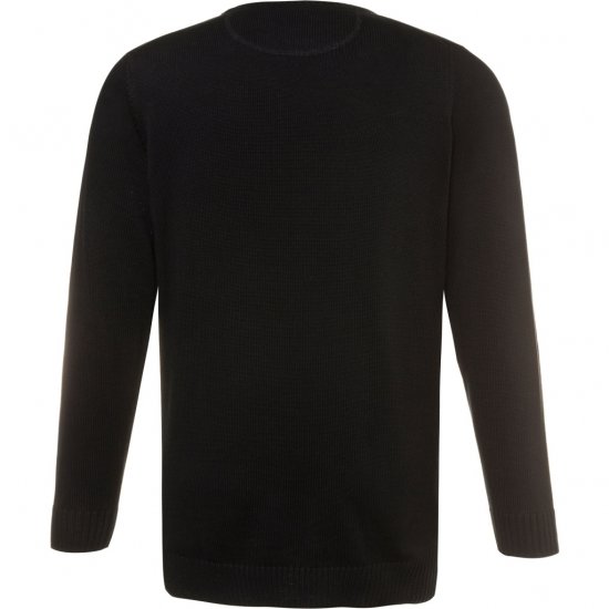 JP1880 Pullover Sweater Black TALL - VÊTEMENTS HOMME MT-6XLT - Vêtements Tall Homme