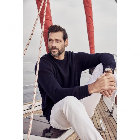 JP1880 Pullover Sweater Dark Navy TALL - VÊTEMENTS HOMME MT-6XLT - Vêtements Tall Homme