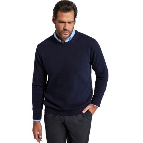 JP1880 Pullover Sweater Dark Navy TALL - VÊTEMENTS HOMME MT-6XLT - Vêtements Tall Homme