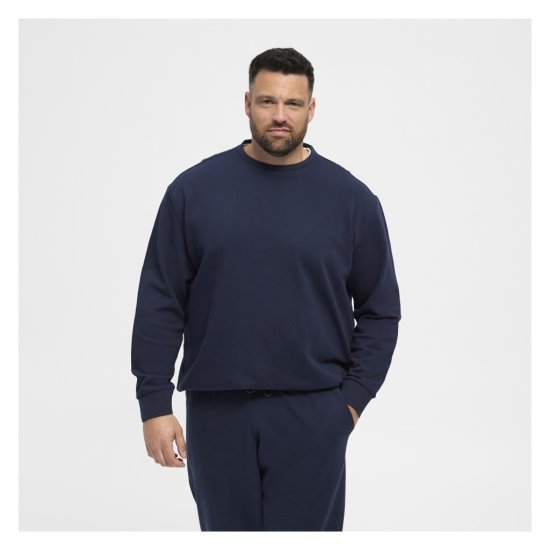North Latitude Crew Neck Sweatshirt Navy - Sweatshirts & hoodies - Sweatshirts/Hoodies grande taille homme