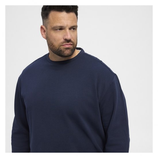 North Latitude Crew Neck Sweatshirt Navy - Sweatshirts & hoodies - Sweatshirts/Hoodies grande taille homme