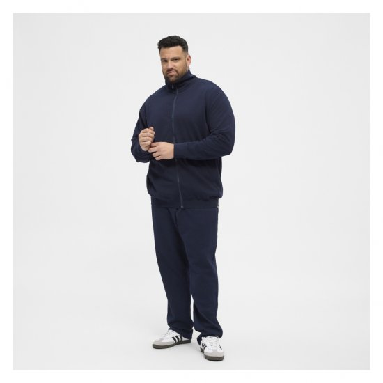 North Latitude Full-Zip Sweatshirt Navy Blue - Sweatshirts & hoodies - Sweatshirts/Hoodies grande taille homme