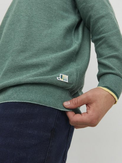 Jack & Jones Logan Spring Knitted Pillover Grey - Sweatshirts & hoodies - Sweatshirts/Hoodies grande taille homme