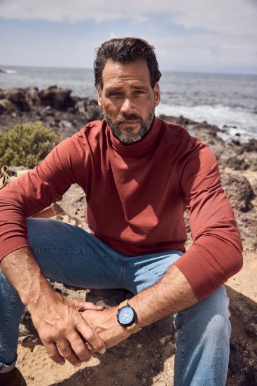 JP1880 Turtleneck Sweatshirt Red - Sweatshirts & hoodies - Sweatshirts/Hoodies grande taille homme