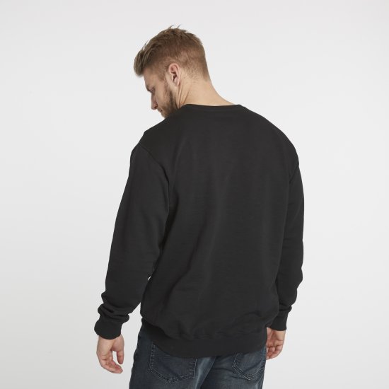 North Latitude Denim Logo Sweatshirt Black TALL - TALL sweatshirts - 