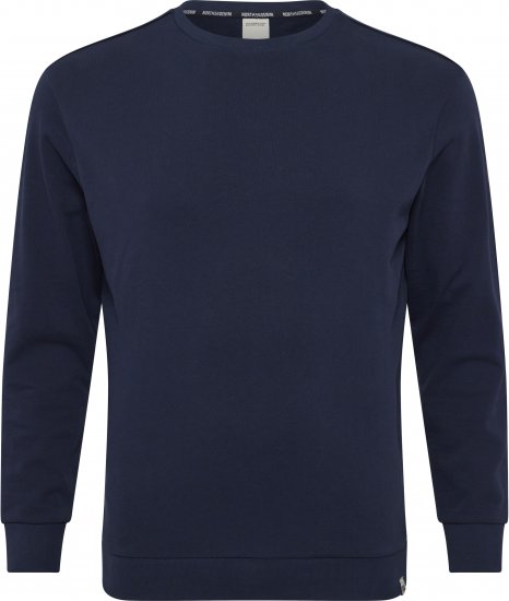 North Latitude Denim Crew Neck Sweatshirt Navy Blue TALL - TALL sweatshirts - 