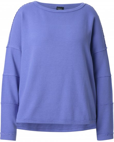 Ulla Popken Inverted Seam Long Sleeve Sweatshirt Lavender - Sweatshirts & hoodies - 