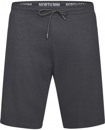 North Latitude 61334 Short En Molleton Noir - Pantalons/shorts de survêtement - Survêtement/jogging grandes tailles