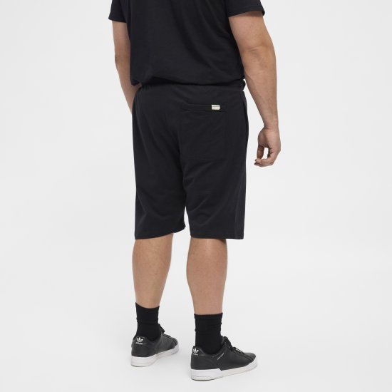 North Latitude Denim Sweatshorts Black - Pantalons/shorts de survêtement - Survêtement/jogging grandes tailles