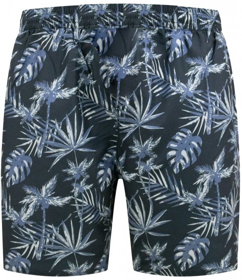 D555 Cleethorpes Hawaii Printed Swimshorts Navy - Maillots de bain - Maillots/Shorts de bain Grande Taille pour Hommes 
