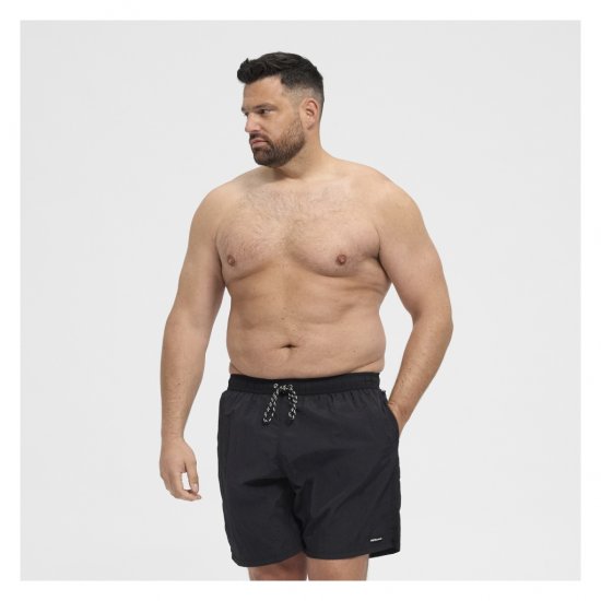 North Latitude Swimshorts Black - Sous-vêtements & bain - Sous-vêtements Grande Taille