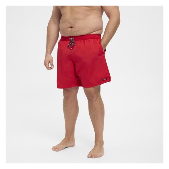 North Latitude Swimshorts Red - Sous-vêtements & bain - Sous-vêtements Grande Taille