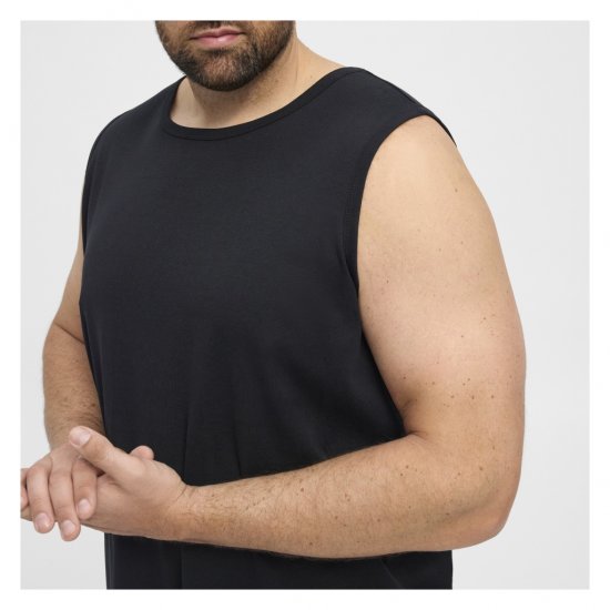 North Latitude Tanktop Black - T-shirts sans manches - T-shirts Sans Manches Homme Grandes Tailles