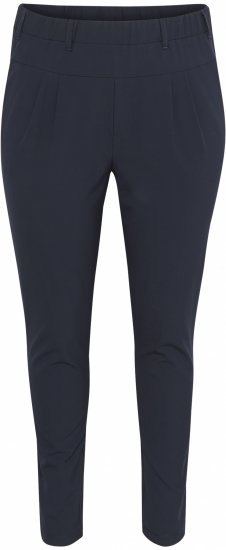 Kaffe Curve Jia Pantalon Bleu marine minuit - Jeans & Pantalons Femme Grandes Tailles – Plus Size - 
