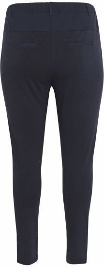 Kaffe Curve Jia Pantalon Bleu marine minuit - Jeans & Pantalons Femme Grandes Tailles – Plus Size - 