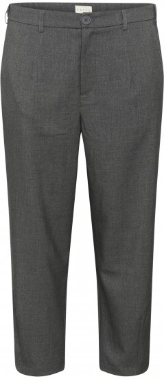 Kaffe Curve Merla Pantalon Dark Grey Melange - Jeans & Pantalons Femme Grandes Tailles – Plus Size - 