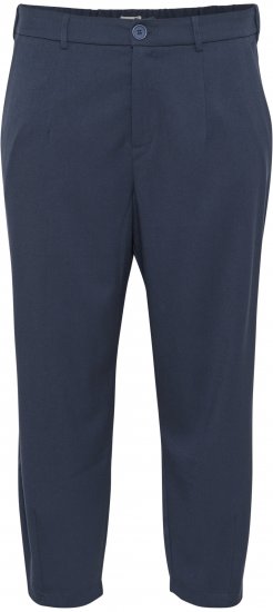 Kaffe Curve Merla Pantalon Bleu marine minuit - Jeans & Pantalons Femme Grandes Tailles – Plus Size - 