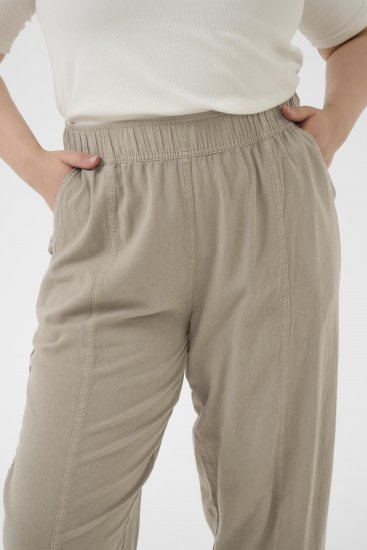 Kaffe Curve Nana Barrel Pants Brindle - Pantalons en tissu - 