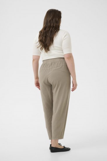 Kaffe Curve Nana Barrel Pants Brindle - Pantalons en tissu - 
