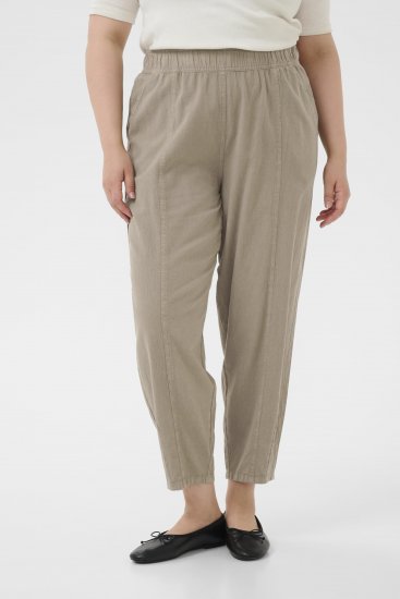 Kaffe Curve Nana Barrel Pants Brindle - Pantalons en tissu - 