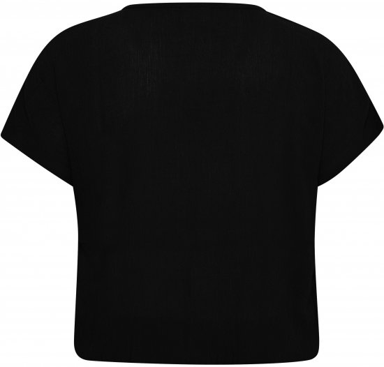 Kaffe Curve Ami Stanley Manches courtes Noir profond - T-shirts - 