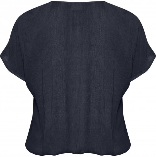 Kaffe Curve Ami Stanley Manches courtes Bleu marine minuit - T-shirts - 