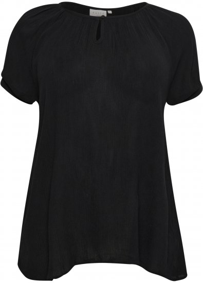 Kaffe Curve Ami Manches courtes Blouse Noir profond - T-shirts - 