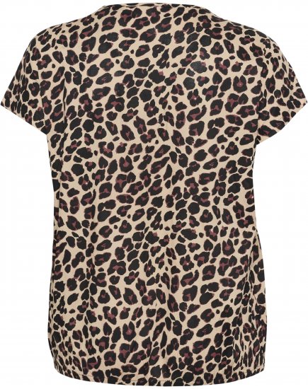 Kaffe Curve Sonna Stanley Top Imprimé léopard - T-shirts - 