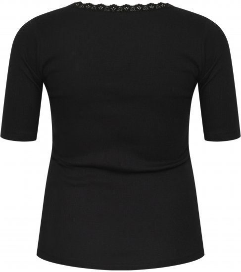 Kaffe Curve Britt T-shirt Noir profond - T-shirts - 