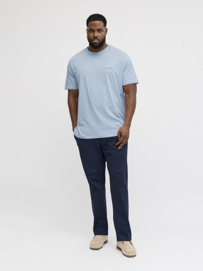 Jack & Jones Brandon T-Shirt Celestial Blue - T-shirts - T-shirts Homme Grande Taille