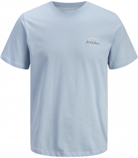Jack & Jones Brandon T-Shirt Celestial Blue - T-shirts - T-shirts Homme Grande Taille