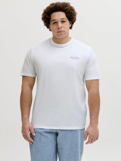 Jack & Jones Archive T-shirt Blanc - T-shirts - T-shirts Homme Grande Taille