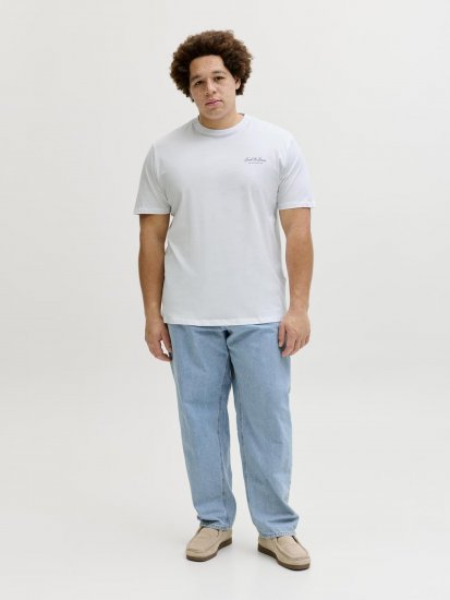 Jack & Jones Archive T-shirt Blanc - T-shirts - T-shirts Homme Grande Taille