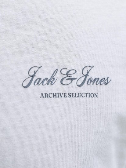 Jack & Jones Archive T-shirt Blanc - T-shirts - T-shirts Homme Grande Taille