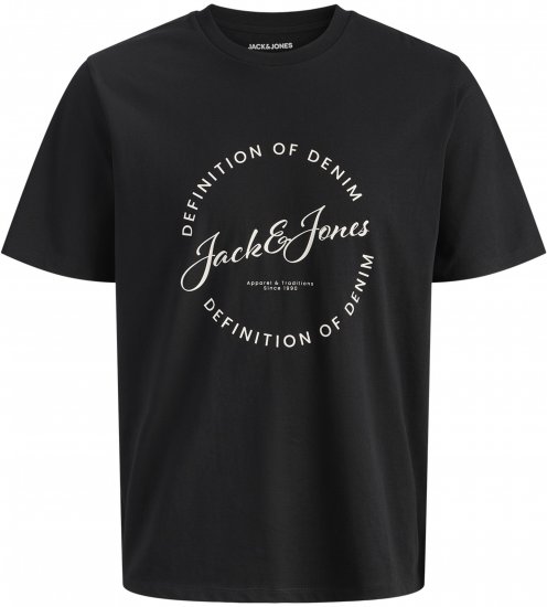 Jack & Jones Grayson T-shirt Noir - T-shirts - T-shirts Homme Grande Taille