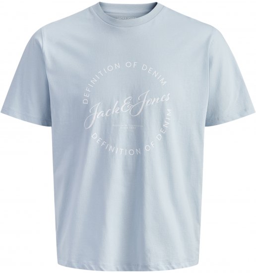 Jack & Jones Grayson T-shirt Bleu - T-shirts - T-shirts Homme Grande Taille