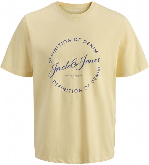 Jack & Jones Grayson T-shirt Jaune - T-shirts - T-shirts Homme Grande Taille