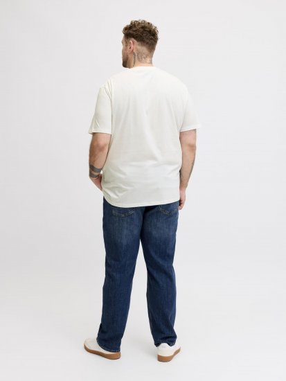 Jack & Jones Edenver T-Shirt White - T-shirts - T-shirts Homme Grande Taille