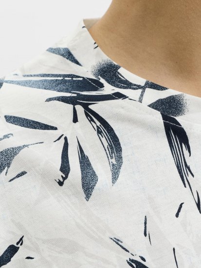 Jack & Jones Honolulu T-Shirt White - T-shirts - T-shirts Homme Grande Taille