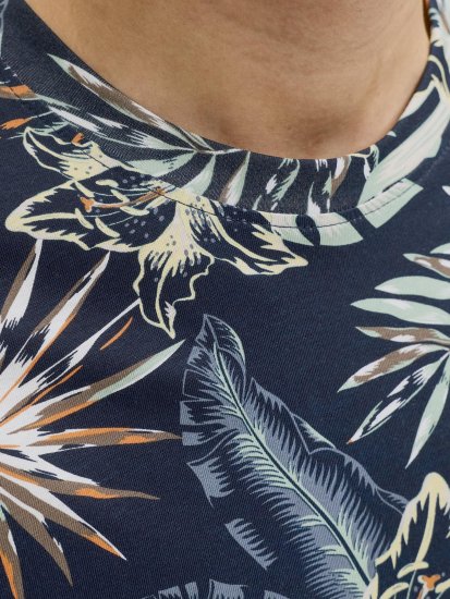 Jack & Jones Honolulu T-Shirt Navy - T-shirts - T-shirts Homme Grande Taille
