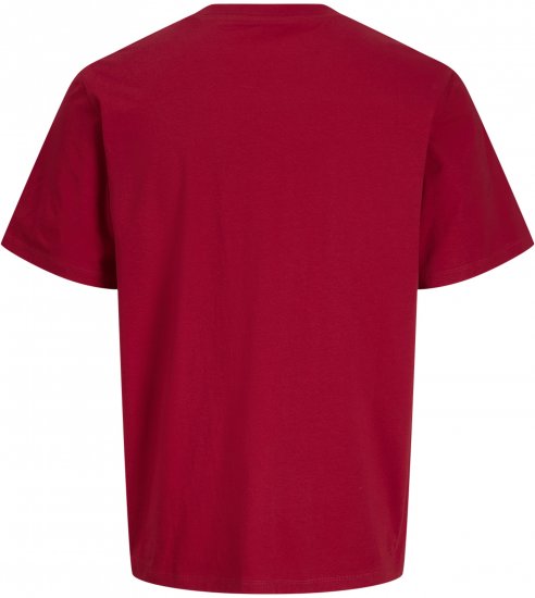 Jack & Jones Catskills T-shirt Rouge - T-shirts - T-shirts Homme Grande Taille