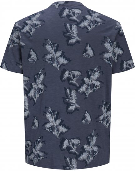 Jack & Jones Montauk T-Shirt Blue - T-shirts - T-shirts Homme Grande Taille
