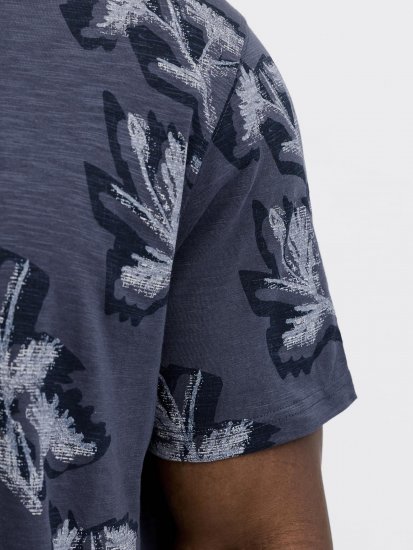 Jack & Jones Montauk T-Shirt Blue - T-shirts - T-shirts Homme Grande Taille