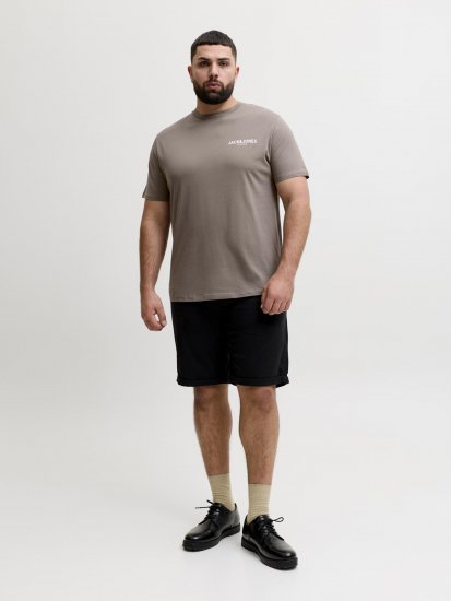 Jack & Jones Oscar T-Shirt Grey - T-shirts avec impression - 