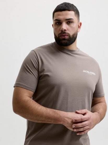 Jack & Jones Oscar T-Shirt Grey - T-shirts avec impression - 