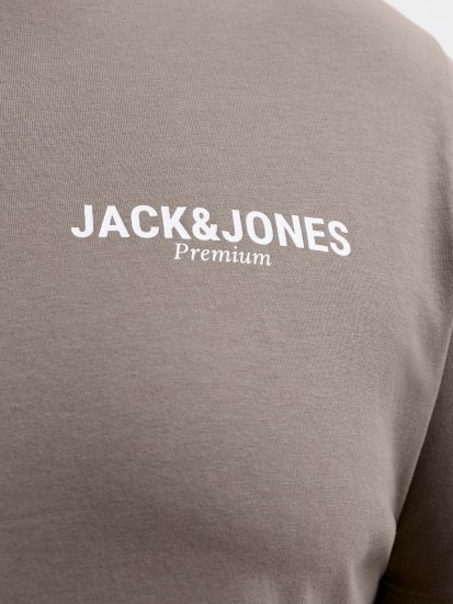Jack & Jones Oscar T-Shirt Grey - T-shirts avec impression - 