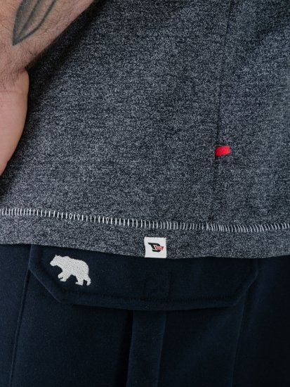 D555 Moyles Newport Beach Woody Car Printed T-Shirt Navy Twist - T-shirts avec impression - 