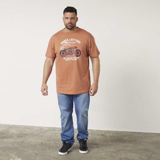North Latitude 61118 T-Shirt Imprimé Amberlight - T-shirts - T-shirts Homme Grande Taille